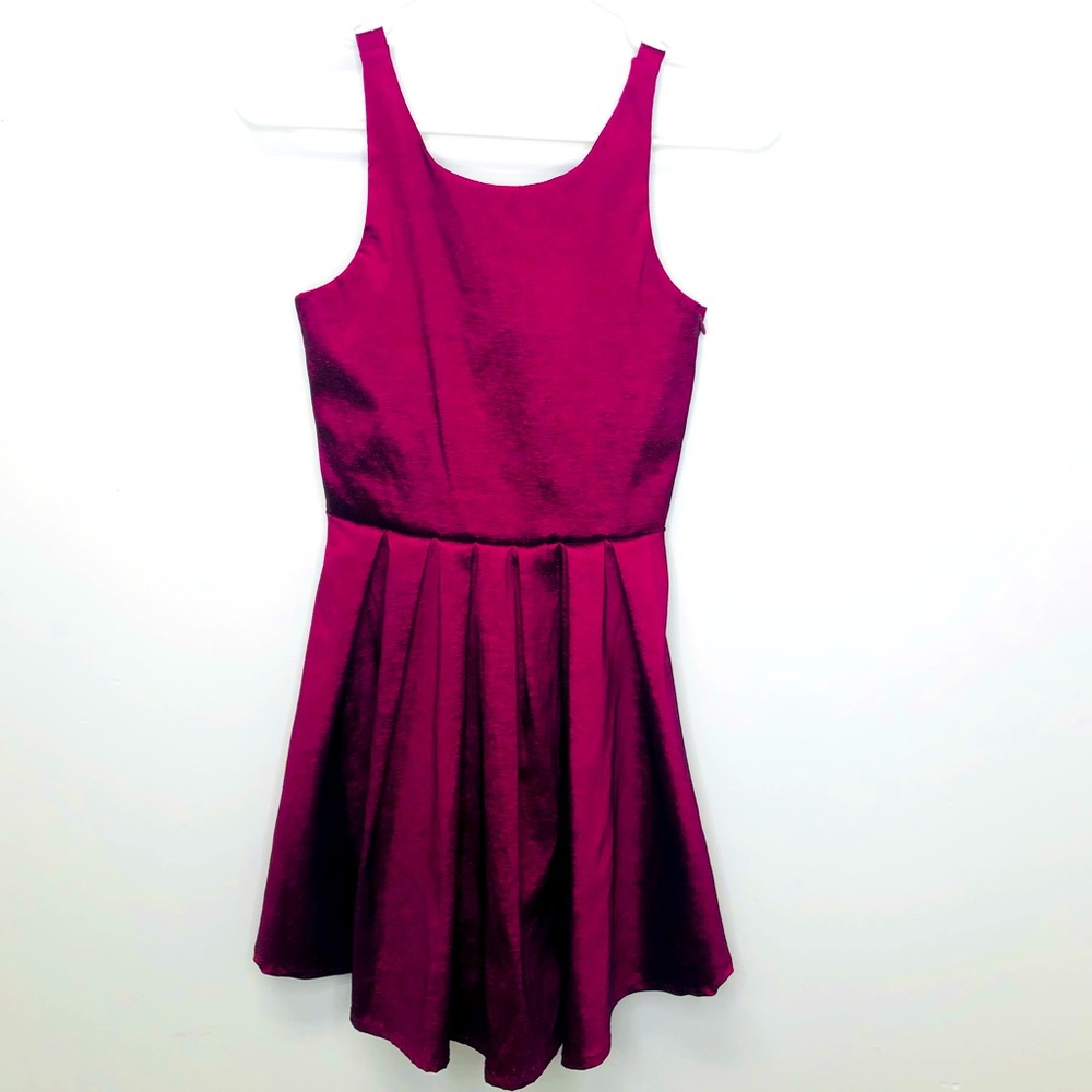 Beautiful Sally Miller Maroon Bow Dress